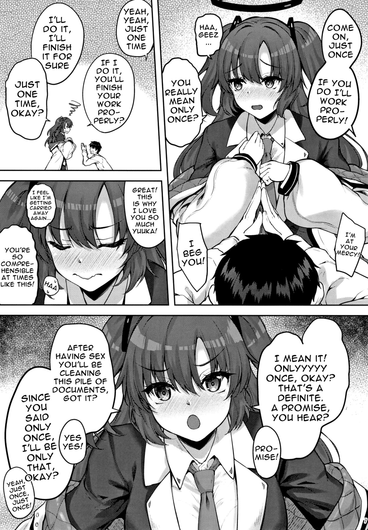 Hentai Manga Comic-Fine... But We're Only Doing It This One Time-Read-5